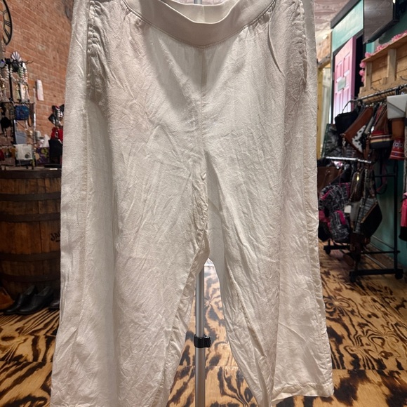 J. Jill Pants - J. Jill White Love Linen Pants size XL